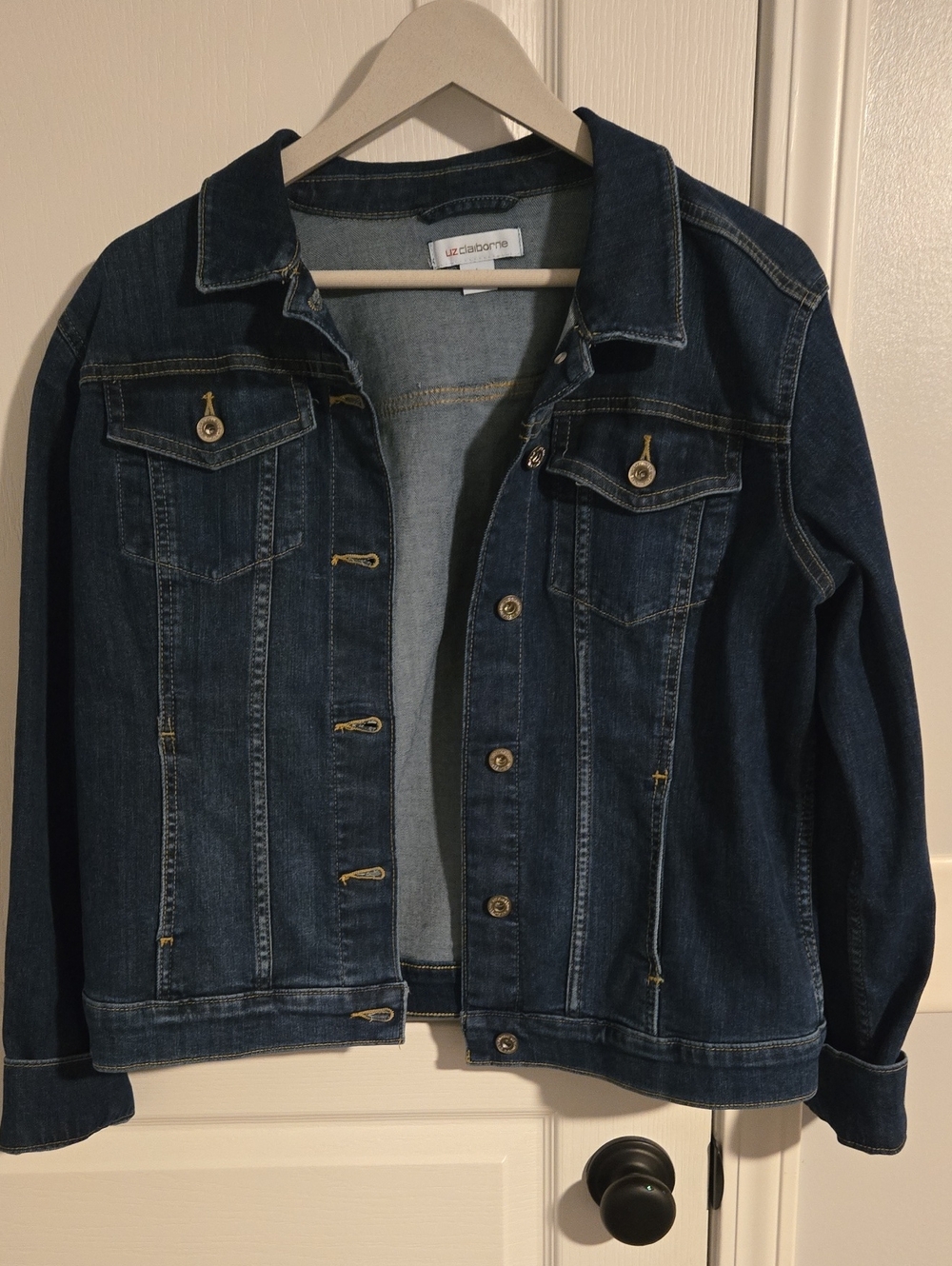 Liz Claiborne Dark Blue Denim Jacket